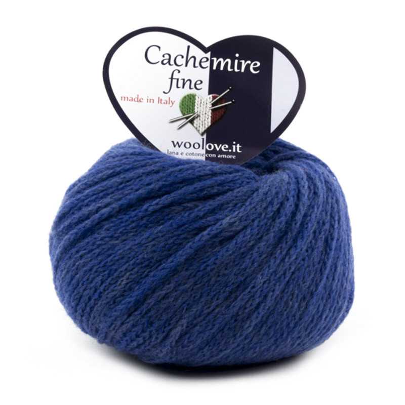 Cachemire Fine - fil mélangé de laine mérinos et cachemire - Bluette 68