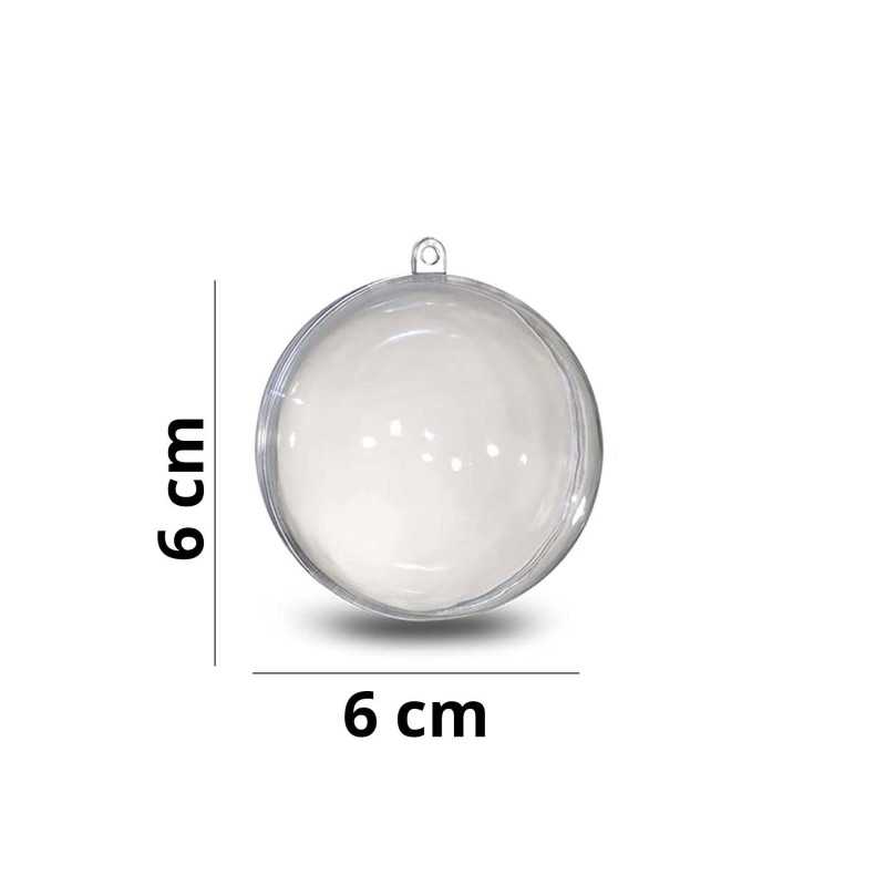 Plexiglass ball or sphere 6 cm