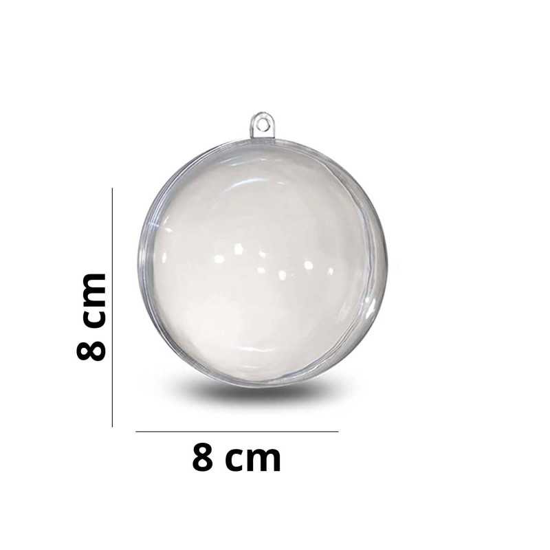 Plexiglass ball or sphere 8 cm