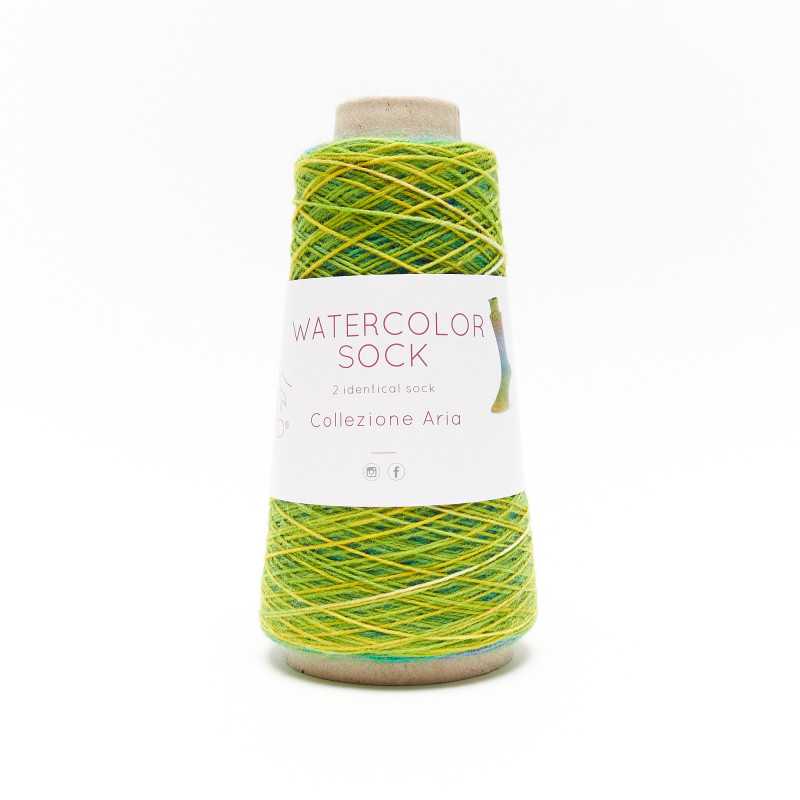 Watercolor Sock - wool...