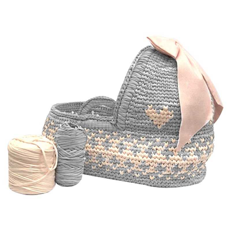 Pink Crochet Cradle Kit...
