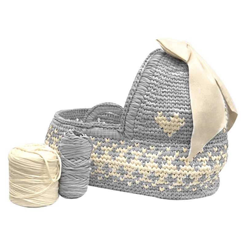 Cream Crochet Cradle Kit...