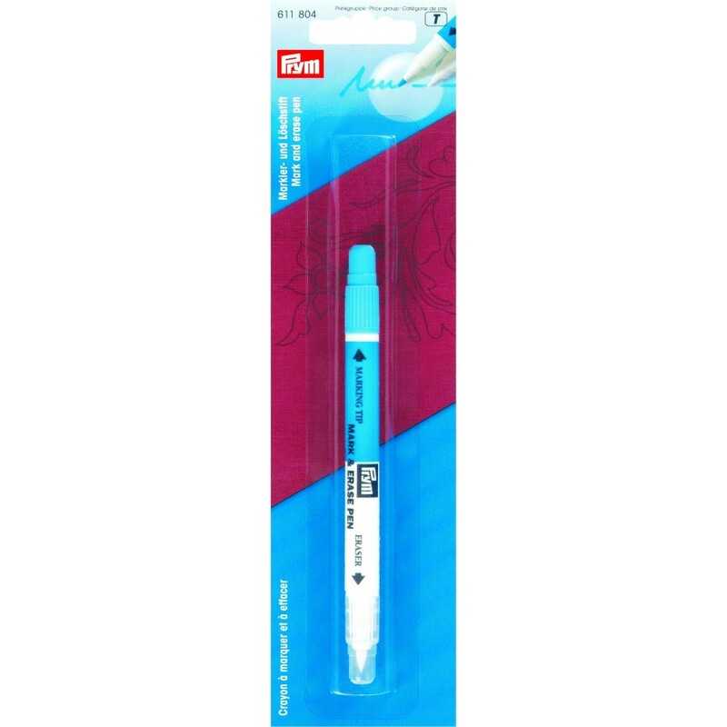 Pencil for marking and erasing