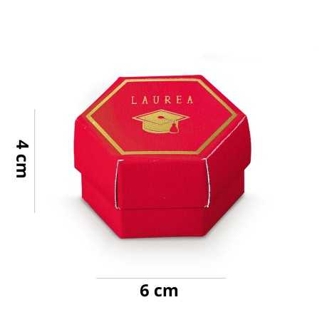 Hexagon favor box -...