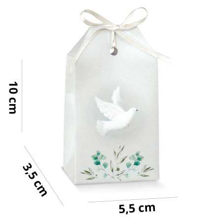 Tag box with dove for Holy...