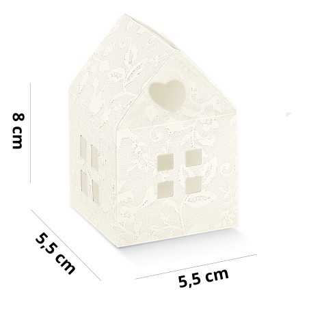 House-shaped confetti box -...