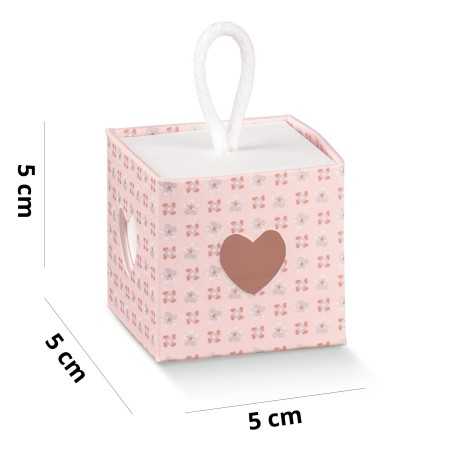 Confetti box with heart and...