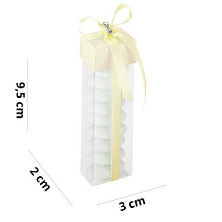 Favor Box with White Faux...