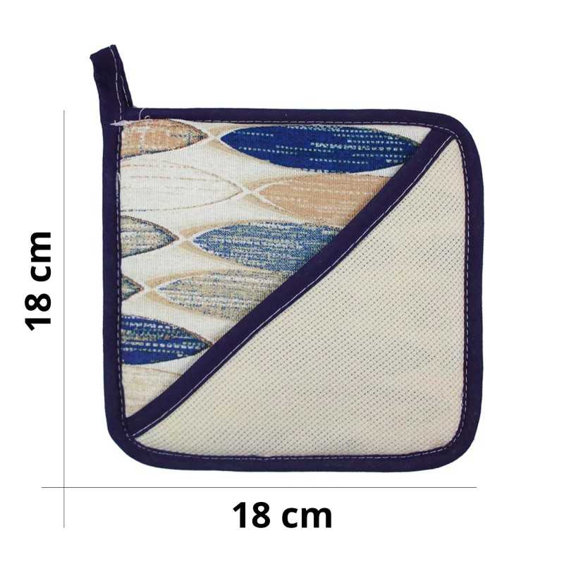 Set Guanto da Forno e Presine Cucina Personalizzati 3 pz - Tricot Cafè