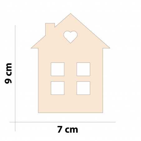 Wooden house shape - DIY...