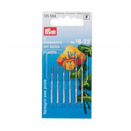 Embroidery needles with...