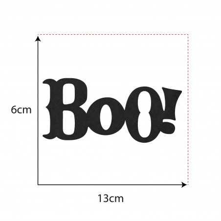 Scritta "BOO" classic -...