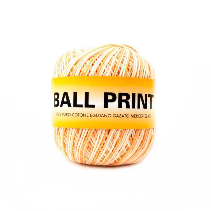 Ball Print - Peach-Pumpkin...