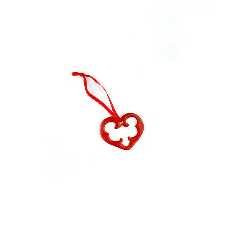 Red ceramic heart for...