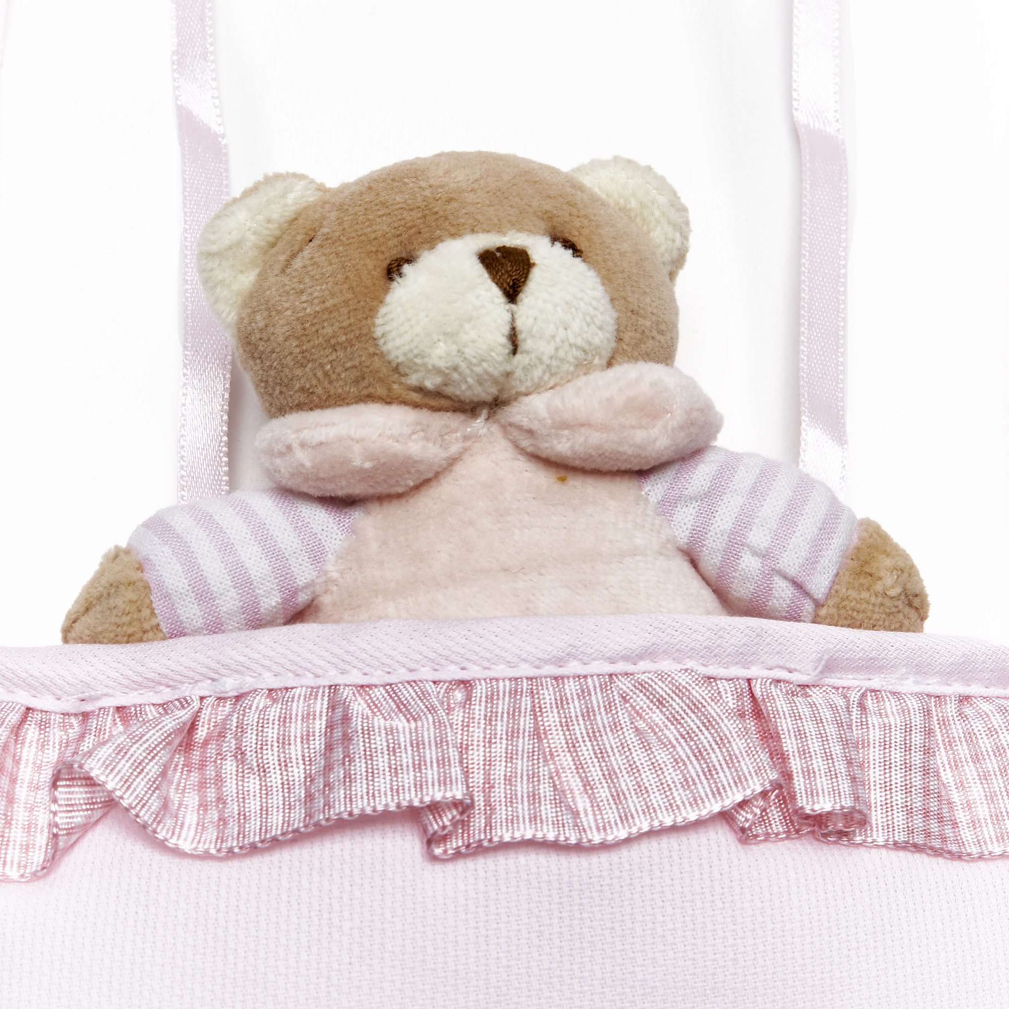 Fiocco Nascita - Pois Baby Bear - Rosa da Filet - Per i bimbi